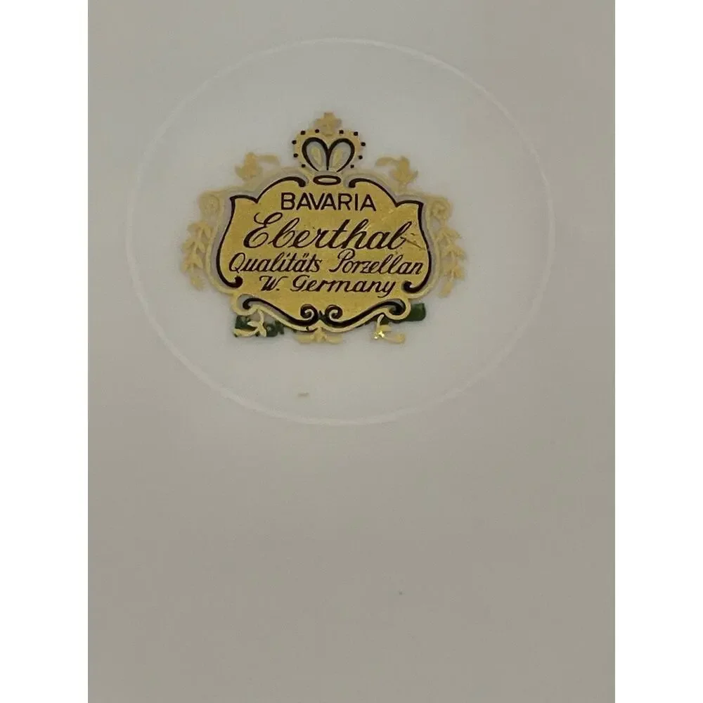 Vintage Rare Find Bavaria Eberthat 8” Plate